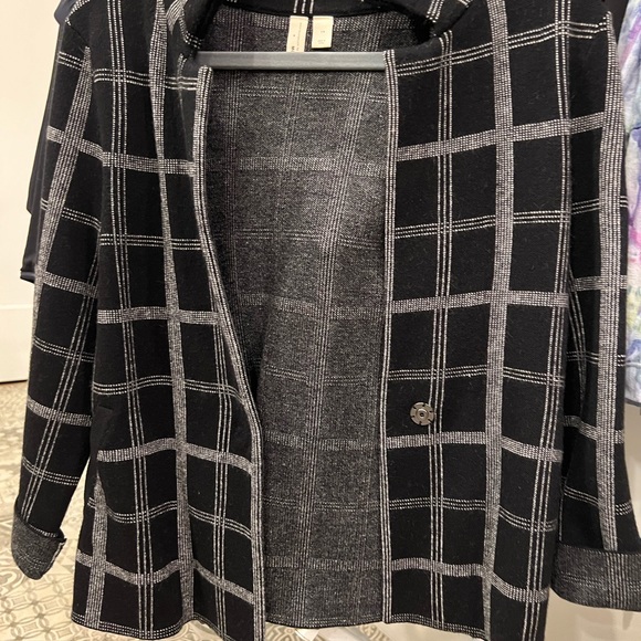 Moth by Anthropologie Windowpane Knit Jacket - Picture 5 of 6
